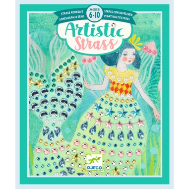 Artistic Strass : Ondes aquatiques - Djeco Artistic Strass : Ondes aquatiques - Djeco