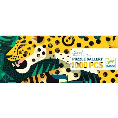 Puzzle Gallery - Leopard - 1000 pièces - Djeco Puzzle Gallery - Leopard - 1000 pièces - Djeco