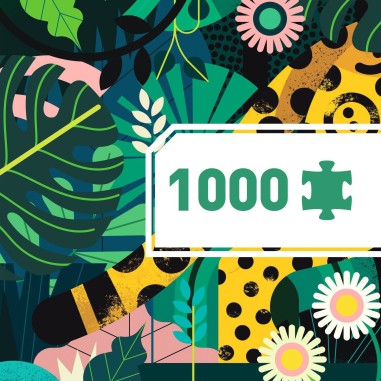 Puzzle Gallery - Leopard - 1000 pièces - Djeco Puzzle Gallery - Leopard - 1000 pièces - Djeco