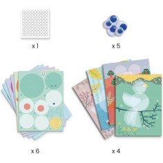 Créer avec du papier : Ronds et ronds - Djeco 2