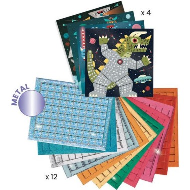 Mosaïques - Space battle - Djeco Mosaïques - Space battle - Djeco