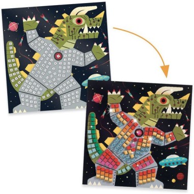 Mosaïques - Space battle - Djeco Mosaïques - Space battle - Djeco