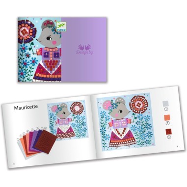 4 tableaux avec mosaïques stickers - Djeco 4 tableaux avec mosaïques stickers - Djeco