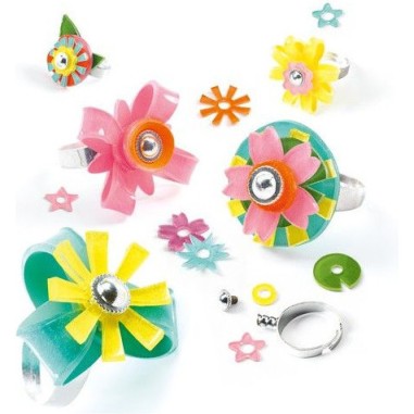 Artistic Plastic : Collection de bagues - Djeco Artistic Plastic : Collection de bagues - Djeco