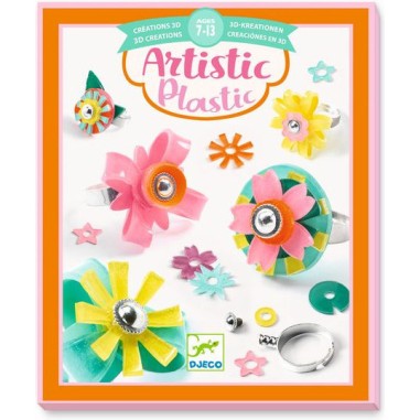 Artistic Plastic : Collection de bagues - Djeco Artistic Plastic : Collection de bagues - Djeco