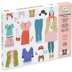 Kit créatif Au bonheur des filles : Oh! la mode : Le grand dressing - Djeco