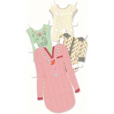 Kit créatif Au bonheur des filles : Oh! la mode : Le grand dressing - Djeco Kit créatif Au bonheur des filles : Oh! la mode : Le grand dressing - Djeco