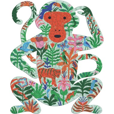 Puzzle Puzz'Art - Monkey - 350 pièces - Djeco Puzzle Puzz'Art - Monkey - 350 pièces - Djeco