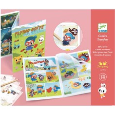 Bd à créer : Décalcomanies : Flying Sofye - Djeco