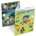 Bd à créer : Décalcomanies : Flying Sofye - Djeco Bd à créer : Décalcomanies : Flying Sofye - Djeco