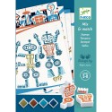 Tampons Mix and Match : Alien robots - Djeco Tampons Mix and Match : Alien robots - Djeco
