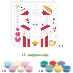 Coffret Sables Colorés Sea LIghts - Djeco 2