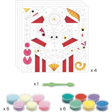 Coffret Sables Colorés Sea LIghts - Djeco Coffret Sables Colorés Sea LIghts - Djeco