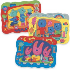 Coloriage pour les petits - Caché en route - Djeco 2
