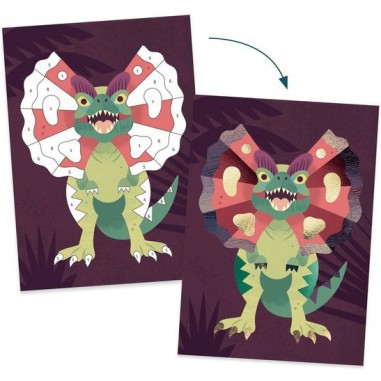 Jurassic Tableaux de métal - Djeco Jurassic Tableaux de métal - Djeco