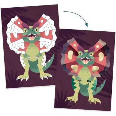 Jurassic Tableaux de métal - Djeco Jurassic Tableaux de métal - Djeco