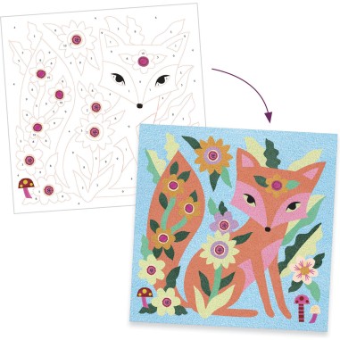 Sables colorés Garden lights - Djeco Sables colorés Garden lights - Djeco