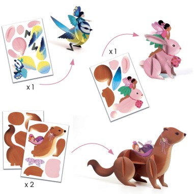 Fairy Box coffret 6 activités créatives - Djeco Fairy Box coffret 6 activités créatives - Djeco