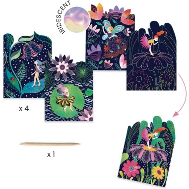 Fairy Box coffret 6 activités créatives - Djeco Fairy Box coffret 6 activités créatives - Djeco