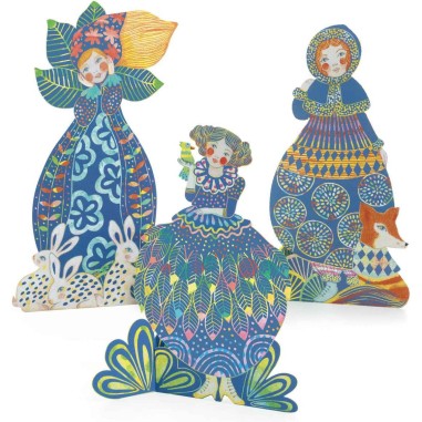 Jolies robes Les Petits Cadeaux - Djeco Jolies robes Les Petits Cadeaux - Djeco