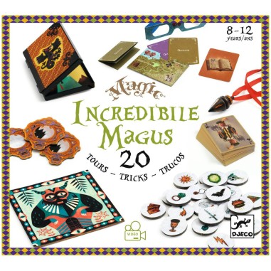 Coffret 20 Tours de Magie Incredible Magus dès 8 ans - Djeco Coffret 20 Tours de Magie Incredible Magus dès 8 ans - Djeco