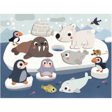 Premiers Collages pour les Tout-Petits dès 18 mois - Djeco Premiers Collages pour les Tout-Petits dès 18 mois - Djeco