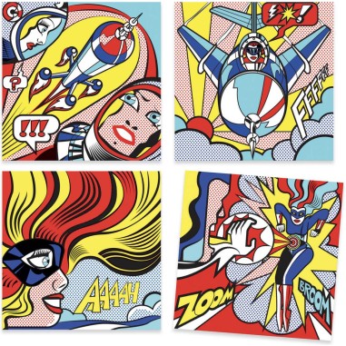 Feutres pinceaux et décalcomanies Heros - Inspired by - Djeco Feutres pinceaux et décalcomanies Heros - Inspired by - Djeco