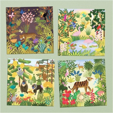 Inspired by Le douanier Rousseau - Candides - Djeco Inspired by Le douanier Rousseau - Candides - Djeco