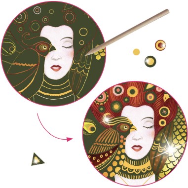 Golden Muses, cartes à gratter collection Inspired By - Djeco Golden Muses, cartes à gratter collection Inspired By - Djeco