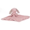 Doudou Couverture Rose Lapin Tulipe Blossom - Jellycat