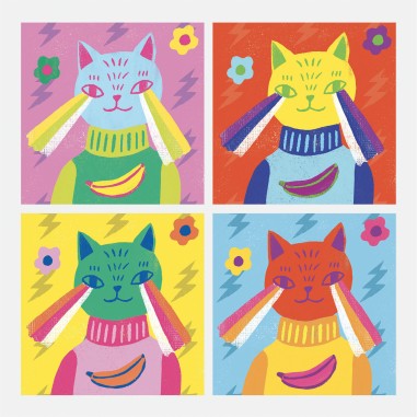 Créer avec des stickers Totally pop - Inspired by - Djeco Créer avec des stickers Totally pop - Inspired by - Djeco