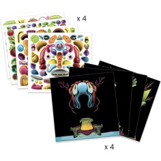 Créer avec des stickers Le primeur - Inspired by - Djeco 2