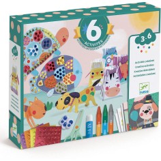 Coffret multi-activités pour les petits - Les animaux et leurs maisons - Djeco