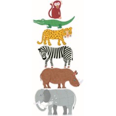 Puzzles Géants 9 à 15 pièces : Henri et ses amis - Djeco 2