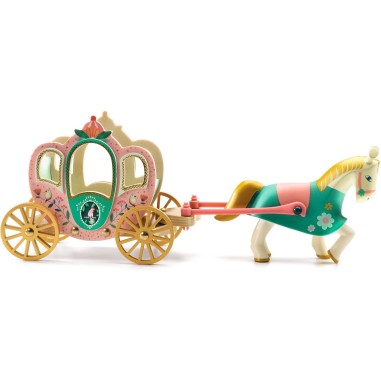 Figurine Arty Toys : princesse Mila et Ze carosse - Djeco Figurine Arty Toys : princesse Mila et Ze carosse - Djeco