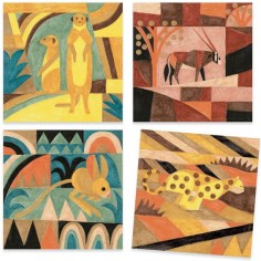 Crayons de cire aquarellables Désert - Inspired by - Djeco 2