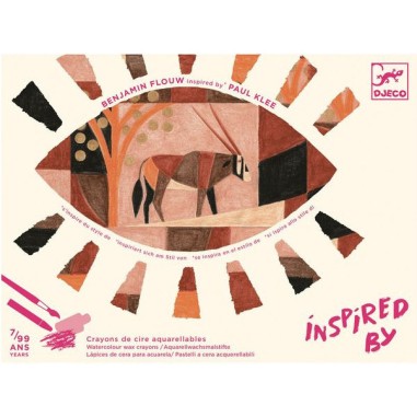 Crayons de cire aquarellables Désert - Inspired by - Djeco