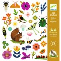 Stickers fleurs et animaux Jardin - Djeco