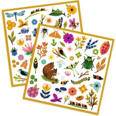 Stickers fleurs et animaux Jardin - Djeco 2