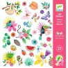 Stickers fleurs et animaux Paradise - Djeco
