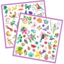 Stickers fleurs et animaux Paradise - Djeco