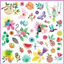 Stickers fleurs et animaux Paradise - Djeco