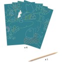 Set de 4 cartes à gratter sur le thème de l'eau - Djeco