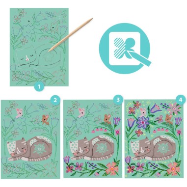 Rencontres - Cartes À Gratter - Djeco Rencontres - Cartes À Gratter - Djeco