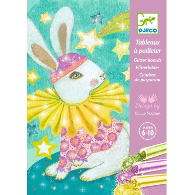 Coffret Tableaux Paillettes Le Carnaval des Animaux - Djeco Coffret Tableaux Paillettes Le Carnaval des Animaux - Djeco