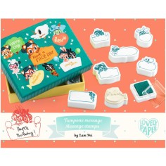 Boite à Tampons message Lam Lovely Paper - Lovely Paper By Djeco