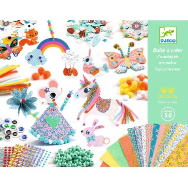 Boîte à créer loisirs créatifs enfant de - Djeco Boîte à créer loisirs créatifs enfant de - Djeco