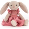 Lapin peluche Lottie robe de soirée rose - Jellycat