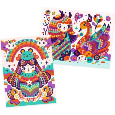 Mosaïques Kokeshis Muxxi - Djeco Mosaïques Kokeshis Muxxi - Djeco