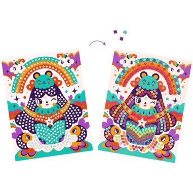 Mosaïques Kokeshis Muxxi - Djeco Mosaïques Kokeshis Muxxi - Djeco